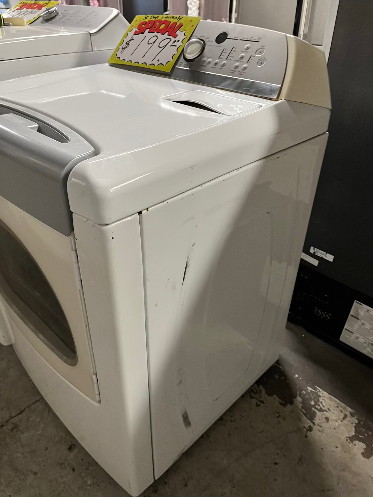 - Whirlpool Cabrio electric 220v dryer side x side large capacity #ED066GB