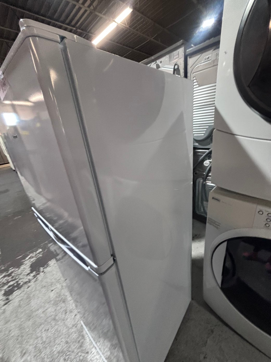>*top freezer refrigerator stainless steel 24" refurbished #RSA1DB