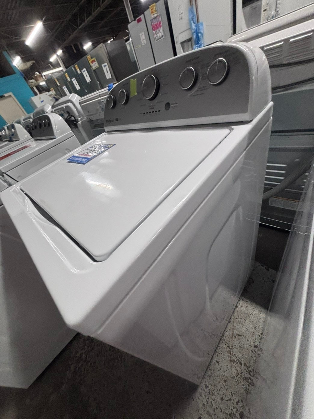 >Whirlpool Top load washing machine with removable agitator large capacity 27" used-Refurbished #WPCD8B