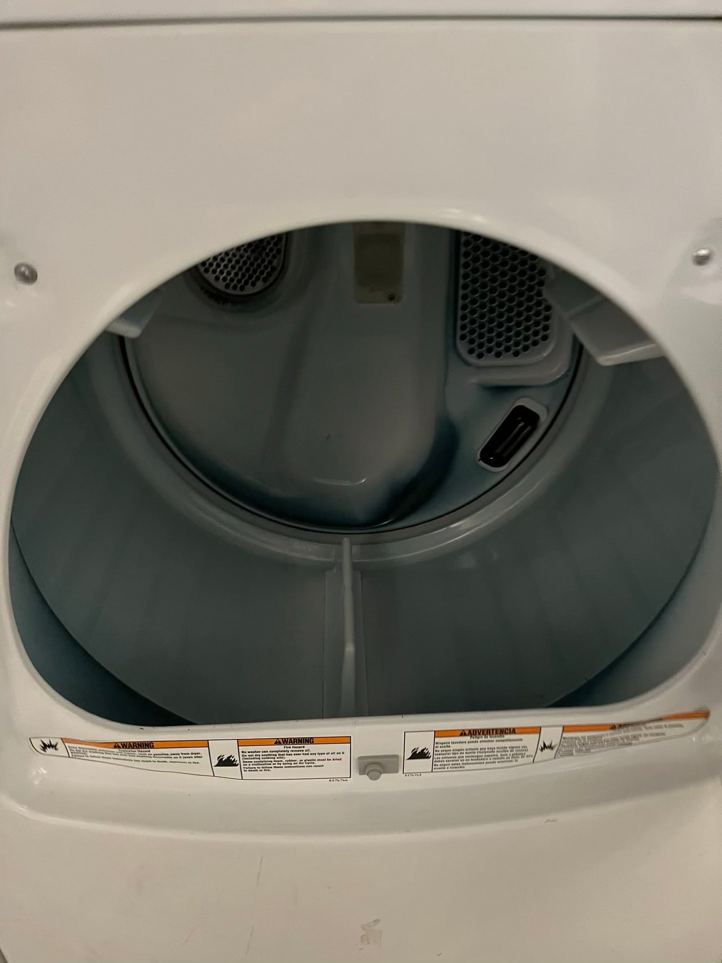 - Whirlpool Cabrio electric 220v dryer side x side large capacity #ED066GB