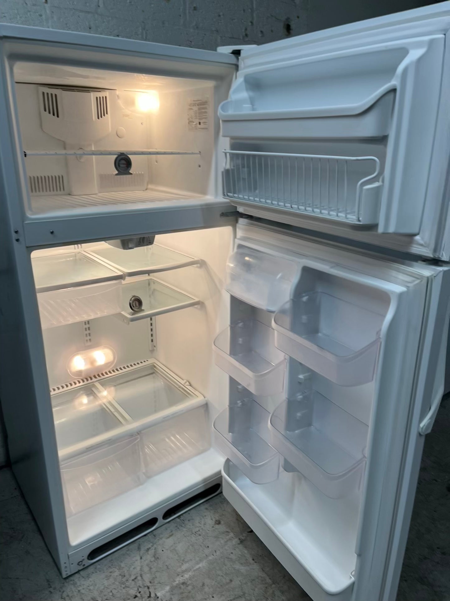 -Frigidalre top freezer Refrigerator In white 30" #RF310MB