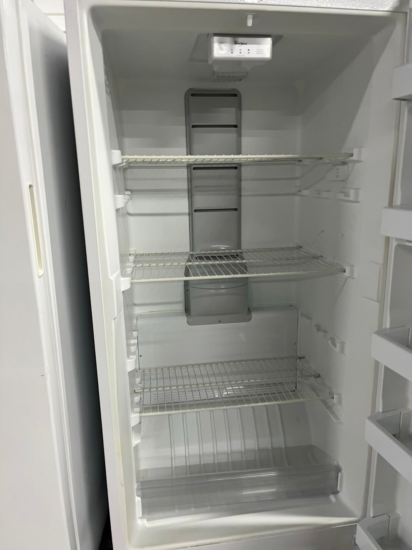 - Whirlpool Upright Freezer in white 30" 16 cubic feet Item #FZ754B