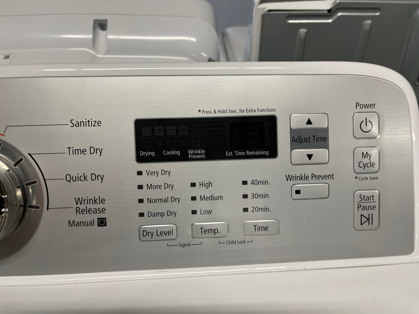 Samsung dryer side by side electric 220v large capacity 27" in Refurbished #ED785PB