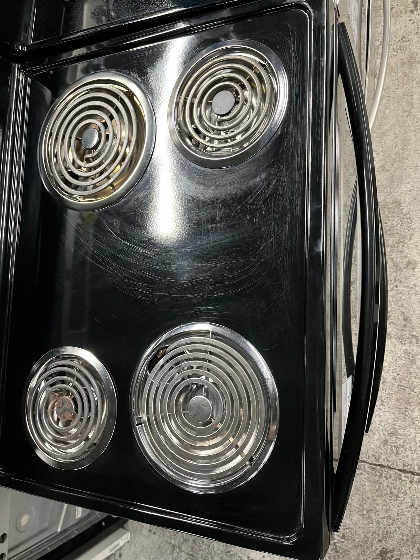 Kenmore electric 220v range coil 4 burner bake broil self clean stainless steel 30" #ER488KB Refurbished