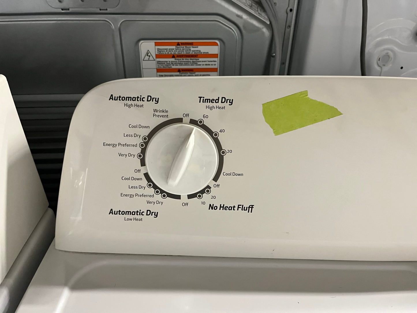Whirlpool gas dryer side x side large capacity #ED065JB