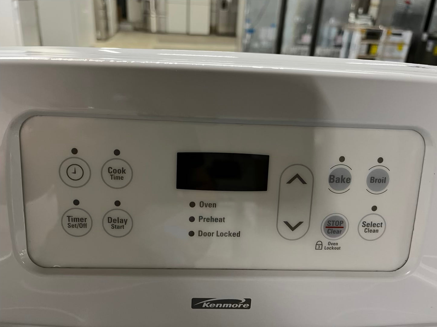 Kenmore electric range 220v bake broil in white Refurbished 30" #ER174HB