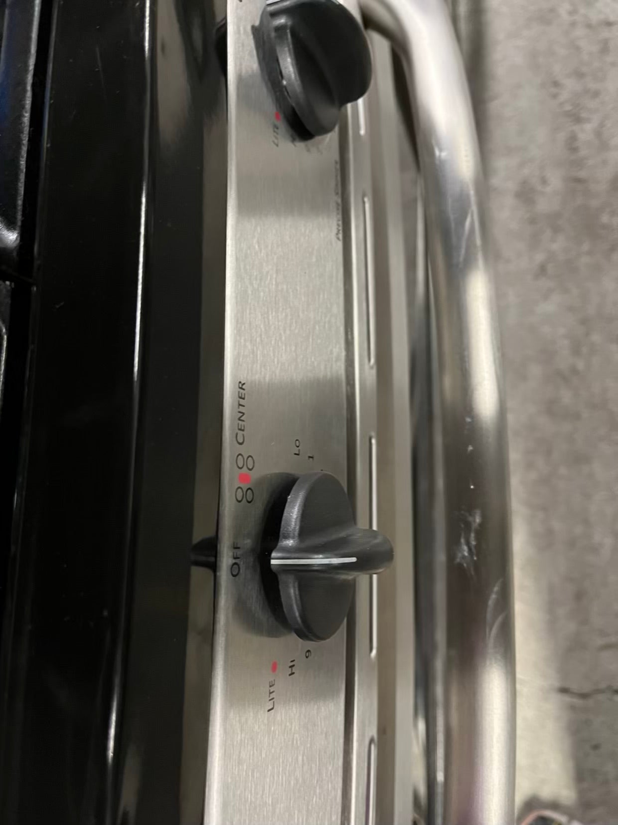 GE Profile gas range stainless steel 5 burner convection bake roast broil hi/lovely clean 30 in #GR392AB