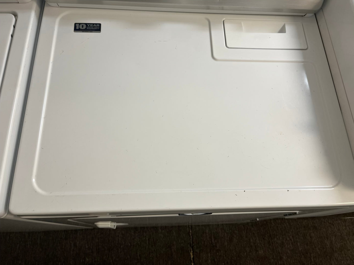 - Maytag Top load washing machine side x side large stainless steel drum w/agitator & electric dryer 220v set 29" Refurbished #W001KB
