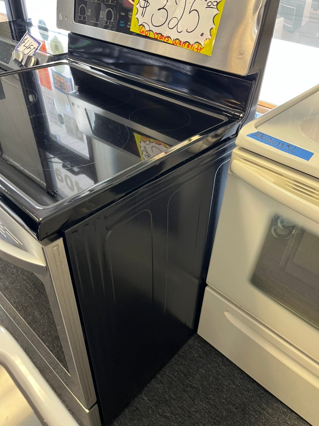 🔥Flash sale⚡️Lg electric range stainless 220v 5 burner warm zone convection bake roast broil steam clean Refurbished 30" #ELR09LL
