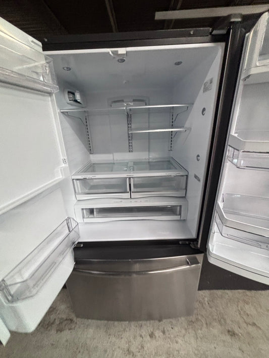 >>Used great condition used-Refurbished GE 36”w x69h x 30depth refrigerator stainless steel w/ice & water dispenser 36 “ #GRG116CB