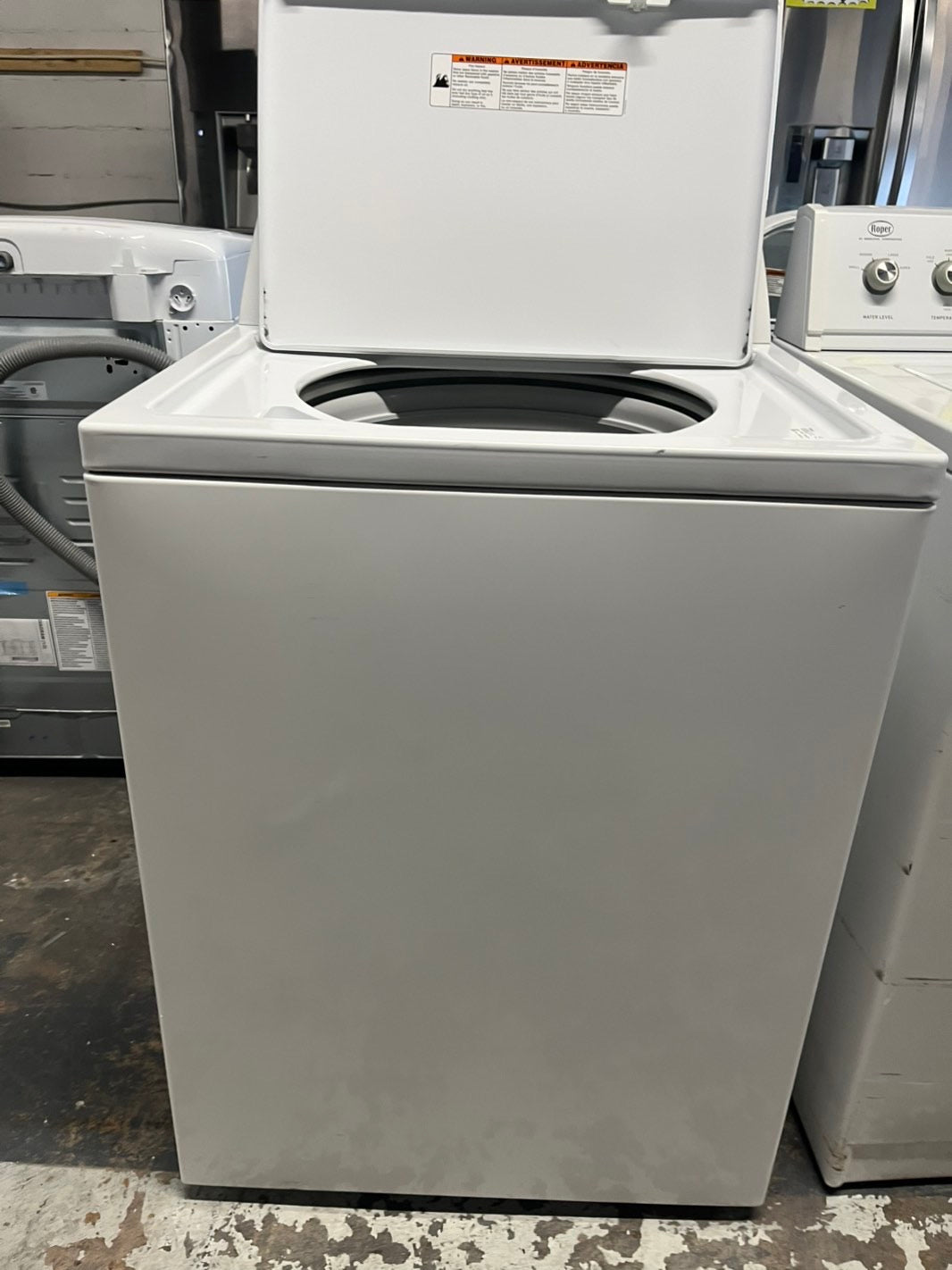 Kenmore Top load washer machine side x side large capacity Stainless steel Drum w agitator 27" Refurbished #WMQ12B