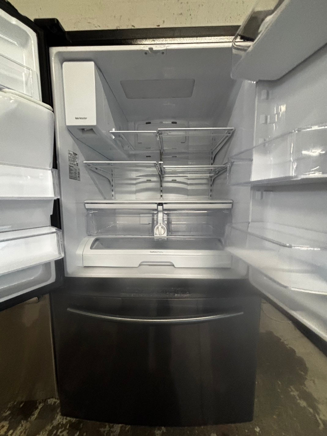 - Samsung 26cu.ft French door Refrigerator black stainless steel w/ice water dispenser 36" #RF740JB