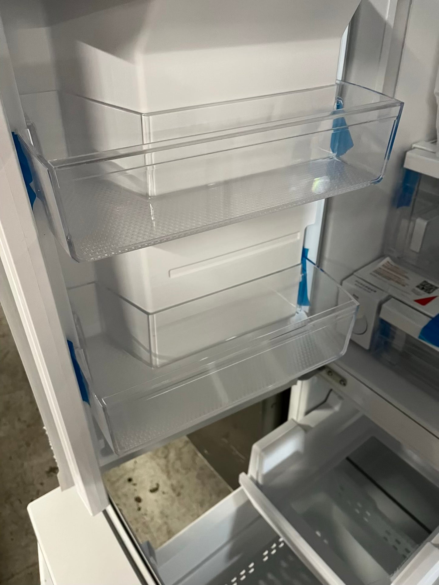 Open Box 📦 | scratch & dent Frigidaire French door refrigerator w/ice water dispenser in white 36" #RF504DB