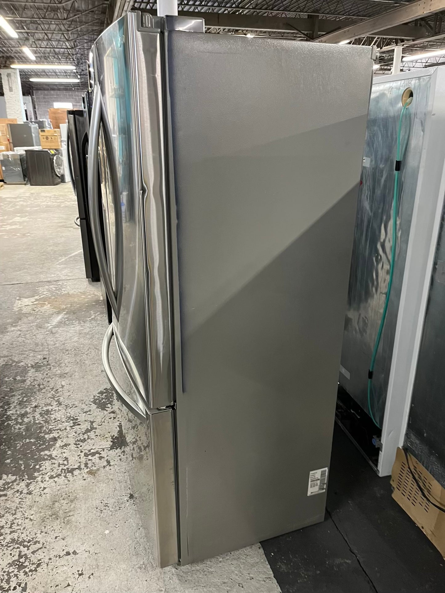 LG French door Refrigerator counter depth stainless steel w/ ice water dispenser 36" #RF392FB