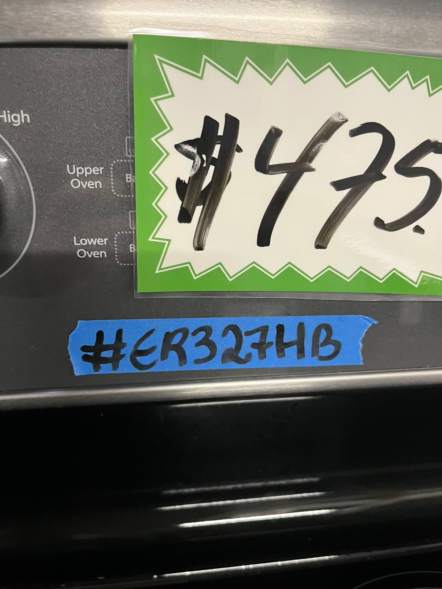 - Whirlpool glass top electric range 220v 5 burner warm zone bake broil steam clean Refurbished double oven stainless steel 30" #ER327HB
