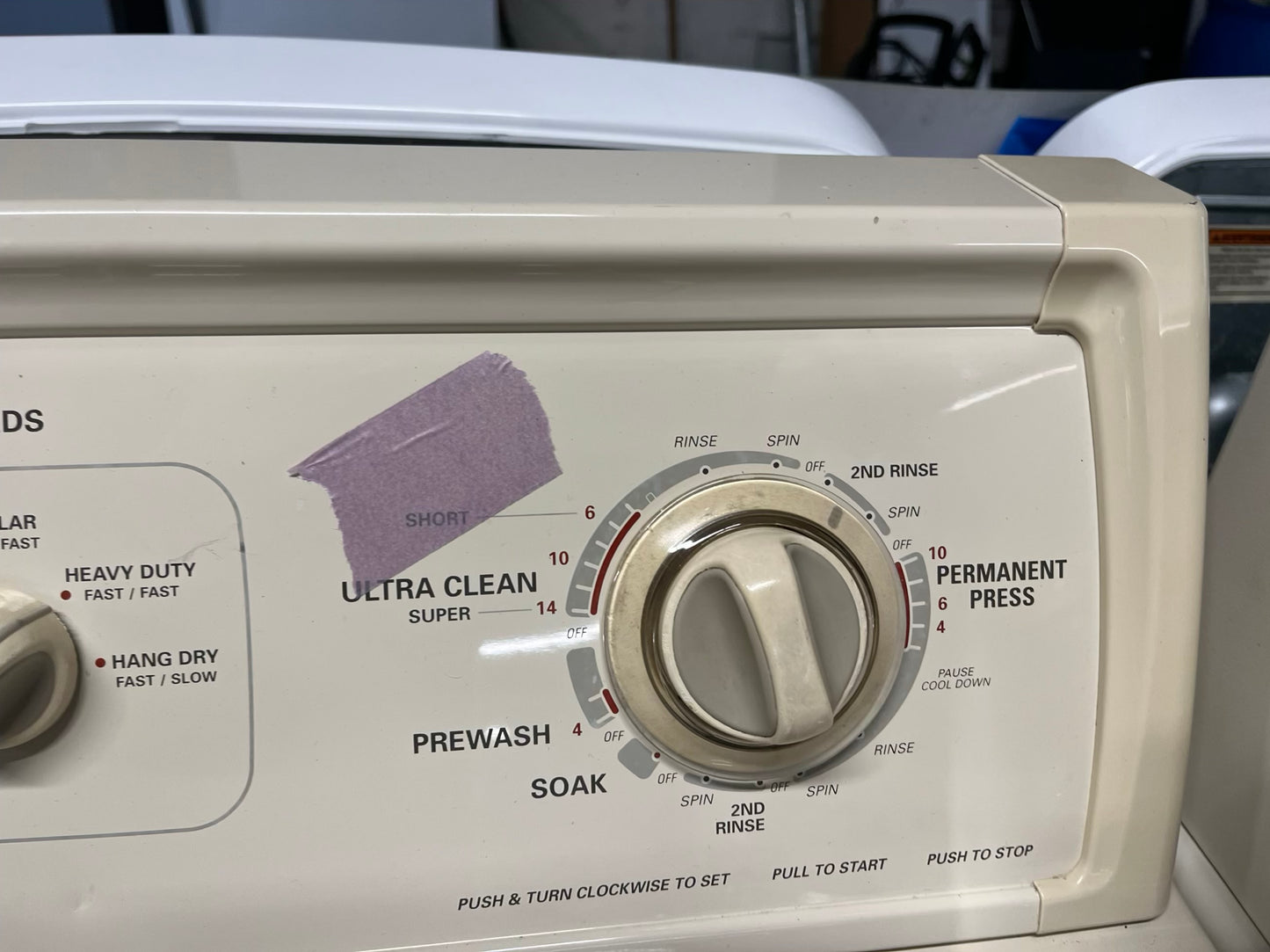 - Kenmore washer & dryer set electric 220v side x side top load w/agitator used-refurbished #WD239TB