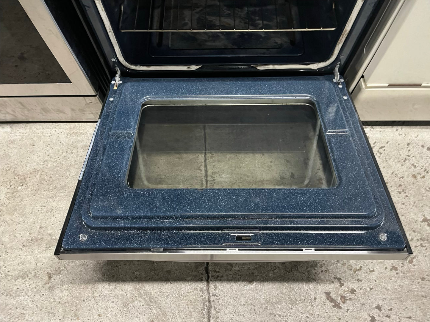 - Samsung range 5 burner bake broil self clean stainless steel 30" ##GR236ACB