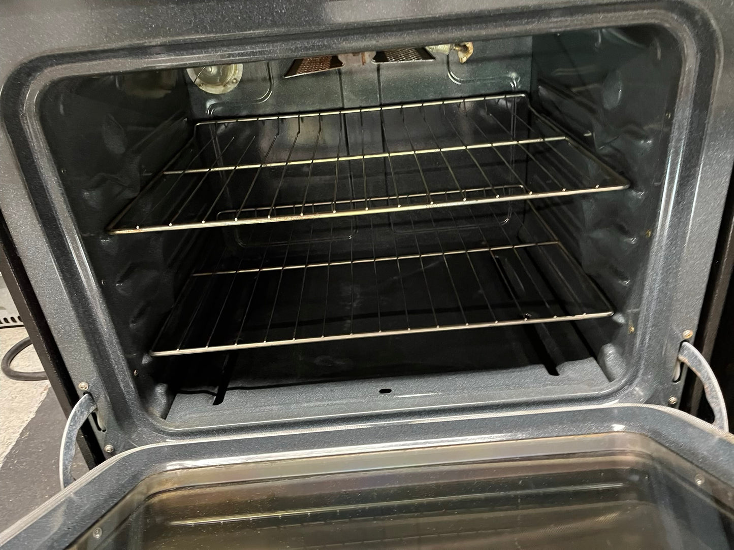 Ge gas range 5 burner stainless steel self clean, warming Drawer bake broil 30" Refurbished #GR389DB