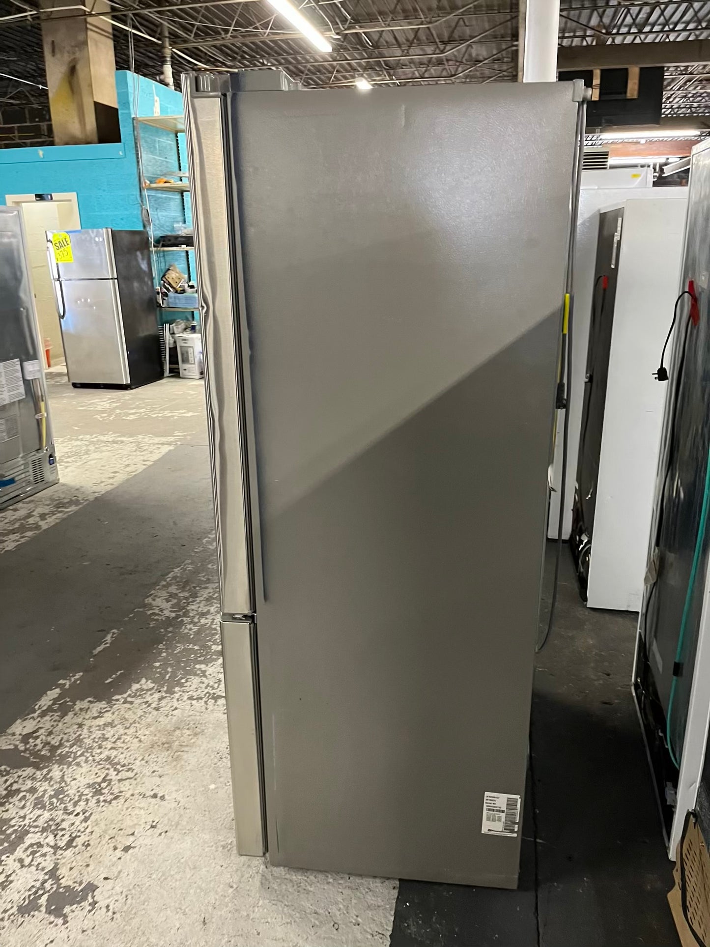 LG French door Refrigerator counter depth stainless steel w/ ice water dispenser 36" #RF392FB