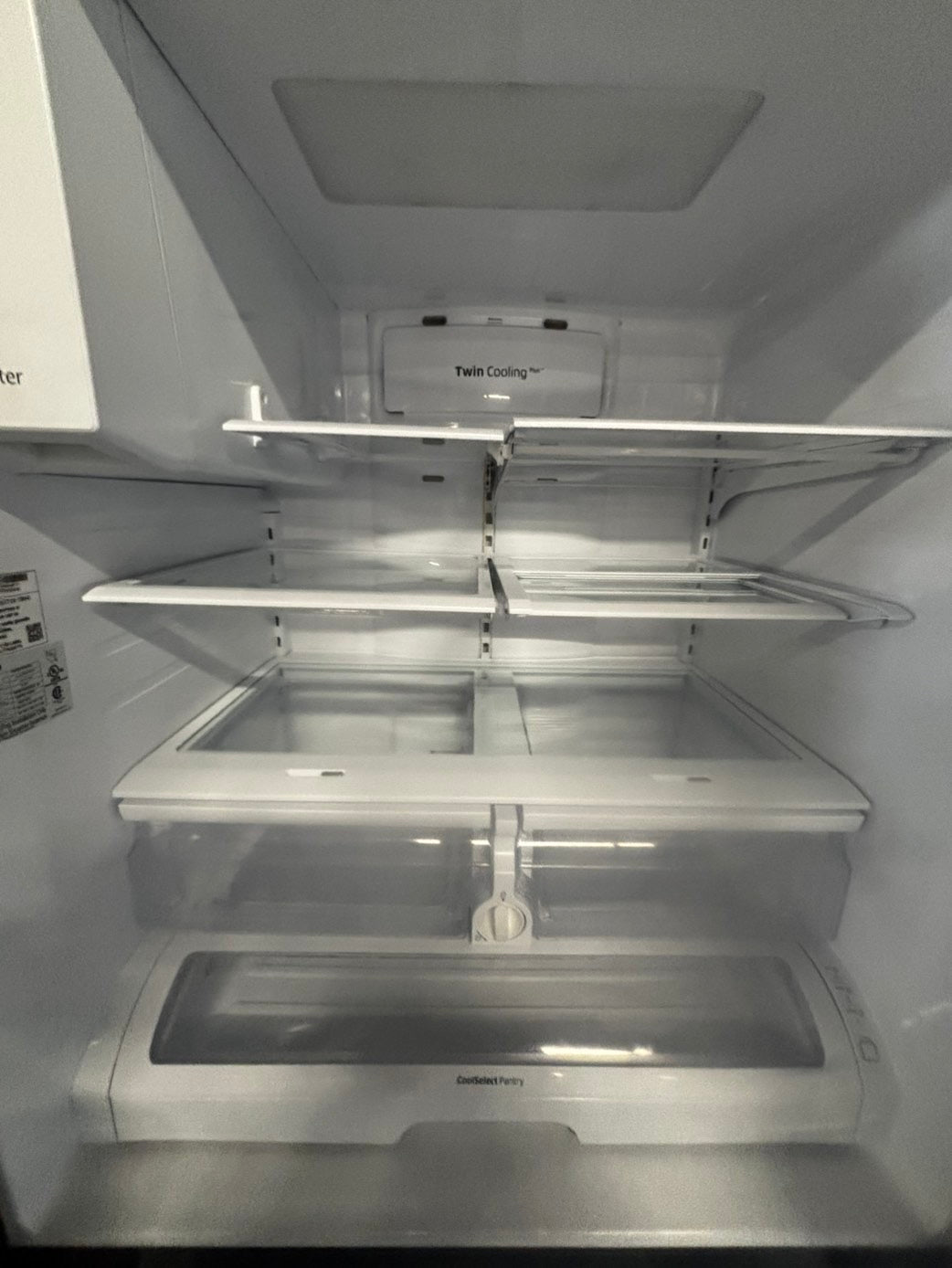 - Samsung 26cu.ft French door Refrigerator black stainless steel w/ice water dispenser 36" #RF740JB