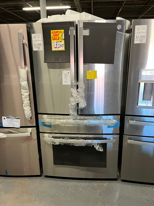 Open Box π¦ GE Four Door Refrigerator stainless steel w/ice water dispenser  double ice maker - Item number #RF625UB-TR 36β in