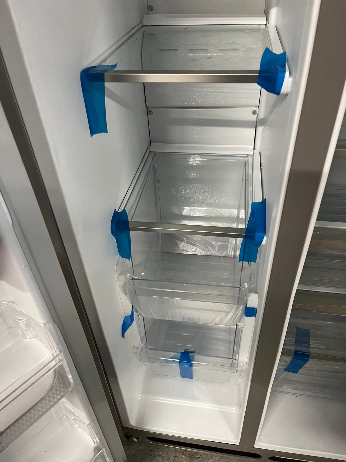 Open Box 📦 | scratch & dent Frigidaire side x side refrigerator w/ice water dispenser inside stainless steel 36" #RF505RB