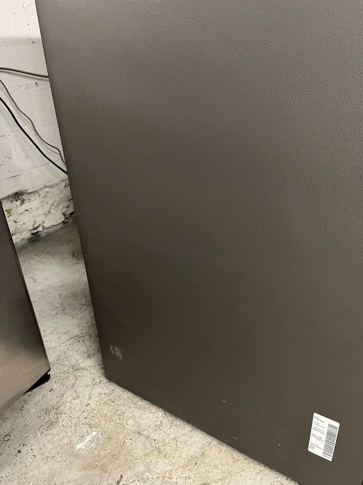 Open Box | Scratch & Dent - Samsung Bespoke 30 cu. ft. Standard Depth 3-Door French Door Smart Refrigerator with Family Hub in White Glass/Matt Grey Glass 36" #RF730JB-TR