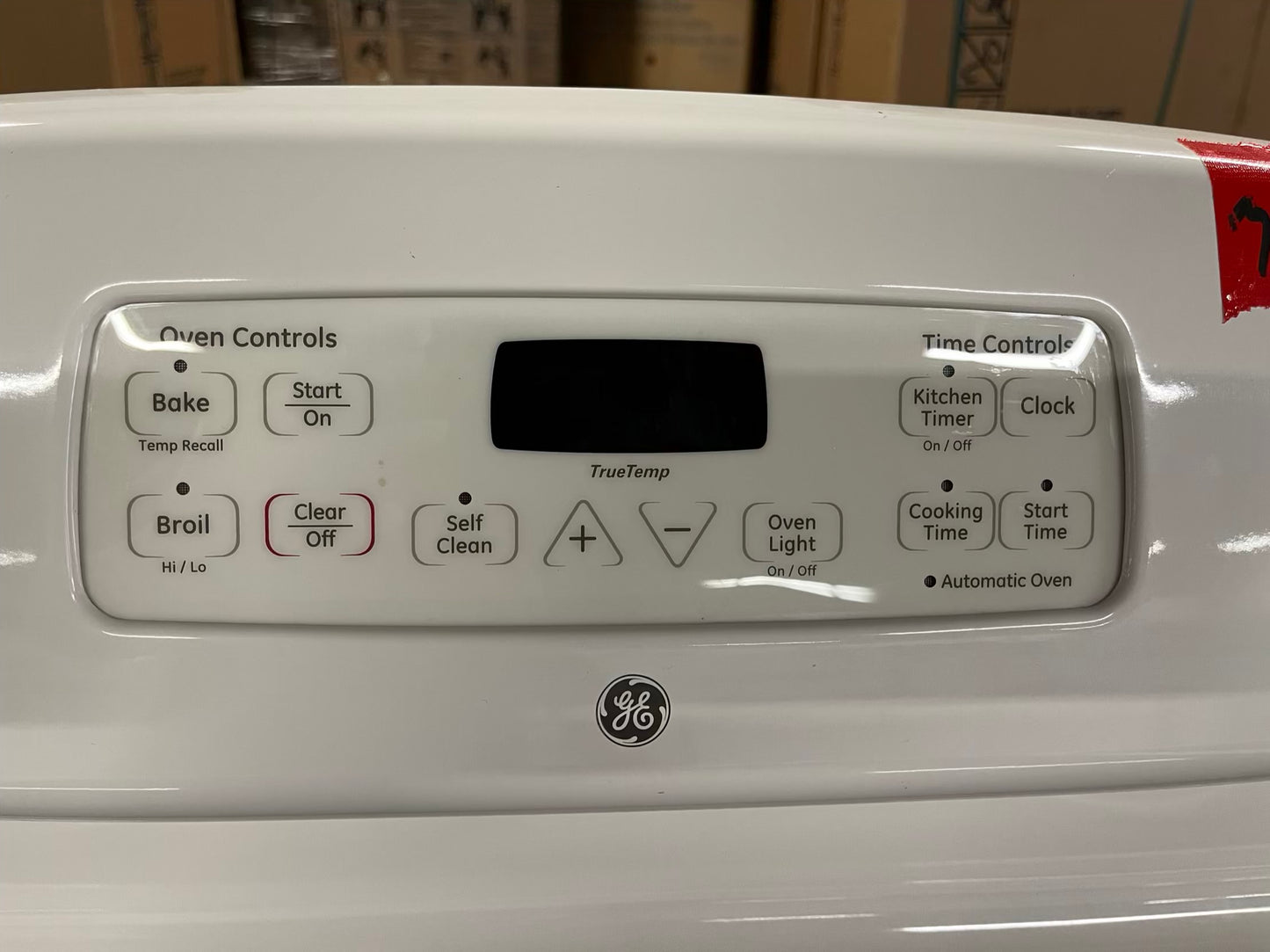 GE electric range 220v 4 burner bake broil hi/lo self clean in off white Refurbished 30" #ER184GB