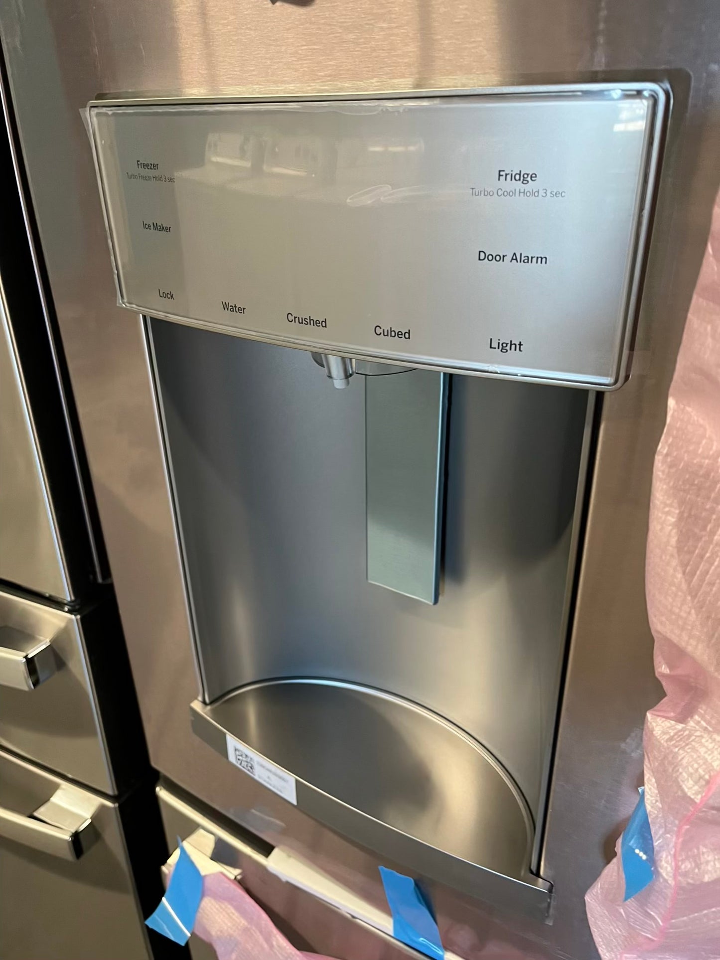 Open Box 📦 GE French Door Refrigerator stainless steel w/ice water dispenser - Item number #RF627KB 36” in