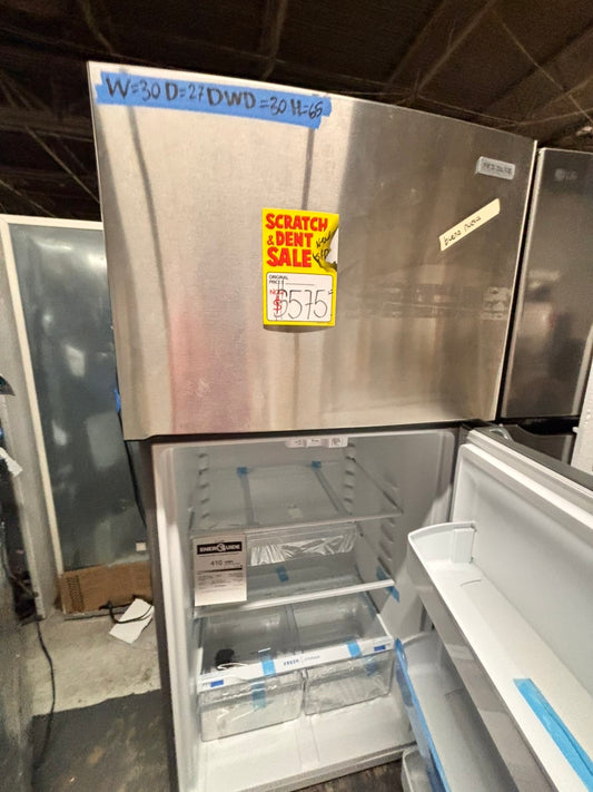 >Open box 📦 New S/d -Frigidaire
30 in. 20 cu. ft. Top Freezer Refrigerator in Stainless Steel Steel #RFG20LB