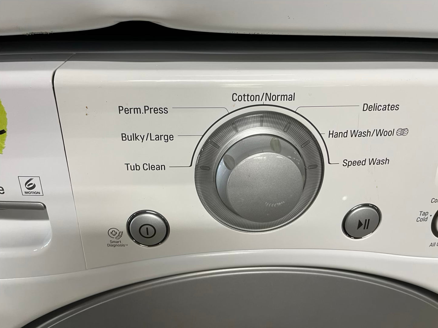 LG washer & dryer set electric 220v front load stackable in white 30" in Refurbished #WD927JB
