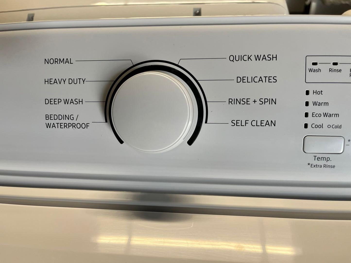 - Samsung Top load washer white with/agitator and stainless steel drum & electric 220v dryer -#W600VB