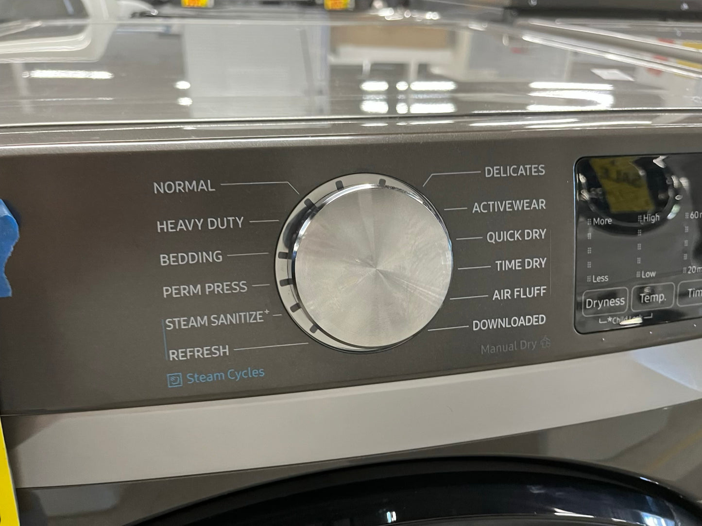 Open box | scratch & Samsung front load stackable dryer electric 220v stainless steel large capacity #ED398NB