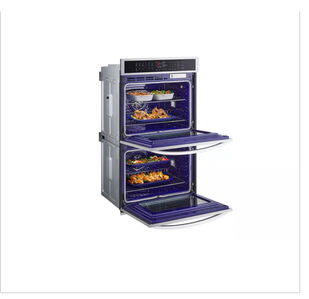 - Open Box 📦 | scratch & dent LG 9.4 cu. ft. Smart Double Wall Oven with InstaView®, True Convection, Air Fry, and Steam Sous Vide Go to  Model #WDEP9427F