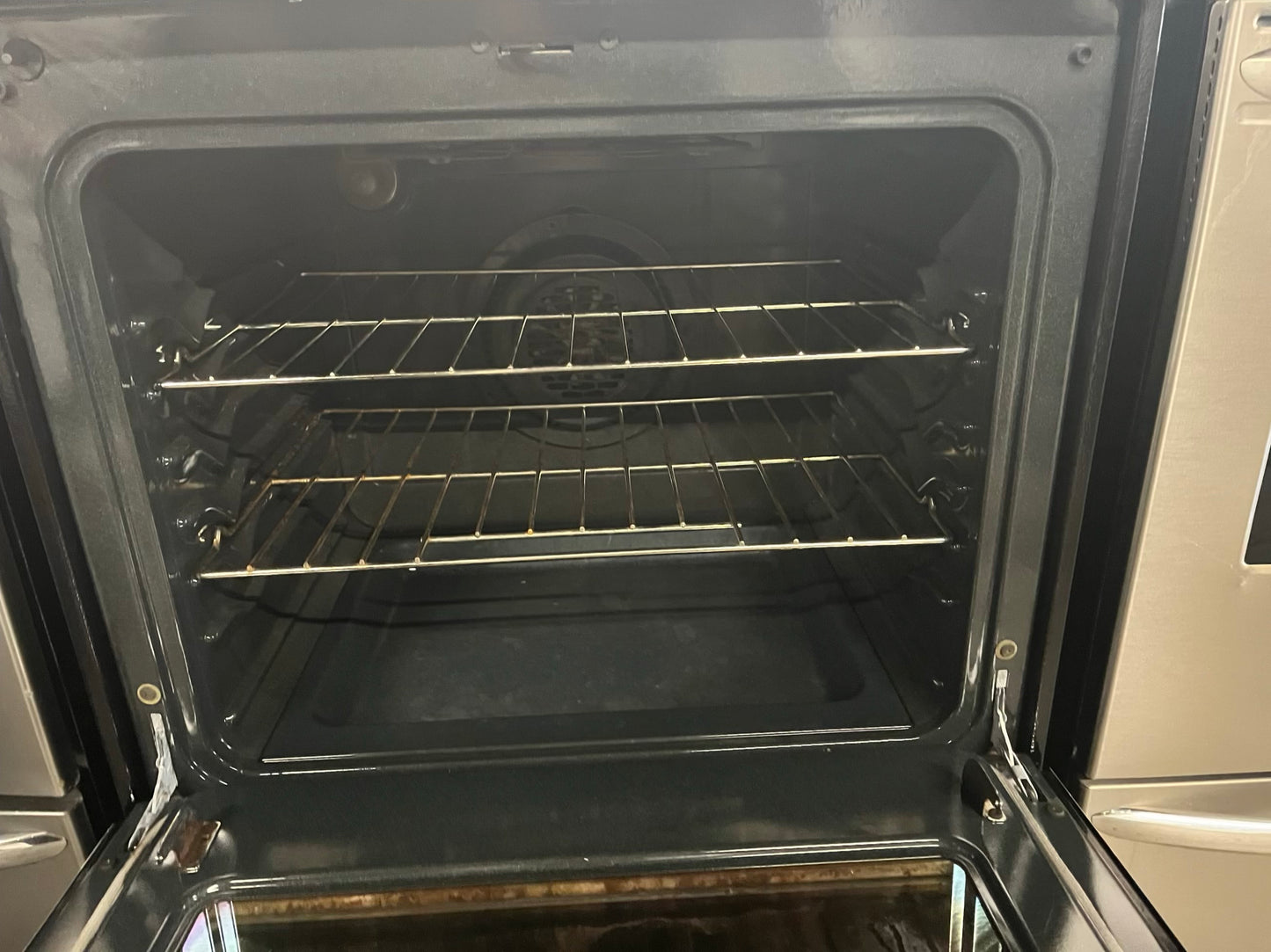 - Frigidaire electric range stainless steel 5 burner warm zone bake broil self clean 30” item number #ER9351CB