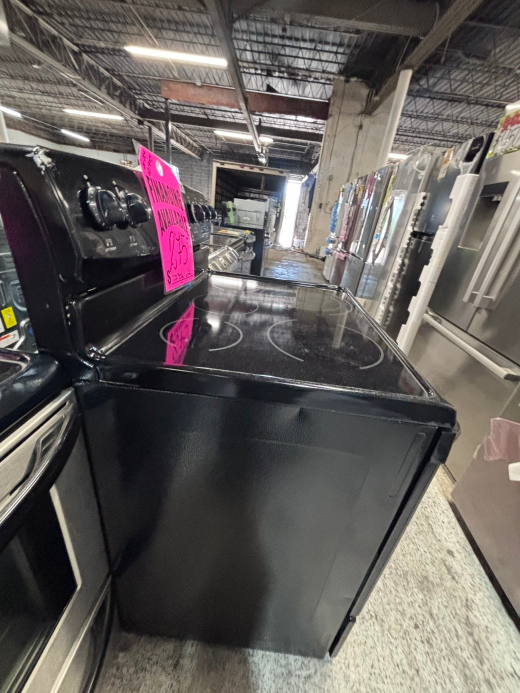 >*specialš„Kenmore electric 220v glass top range 5 burner bake Broil roast self clean 30" Refurbished #ESTRS3B