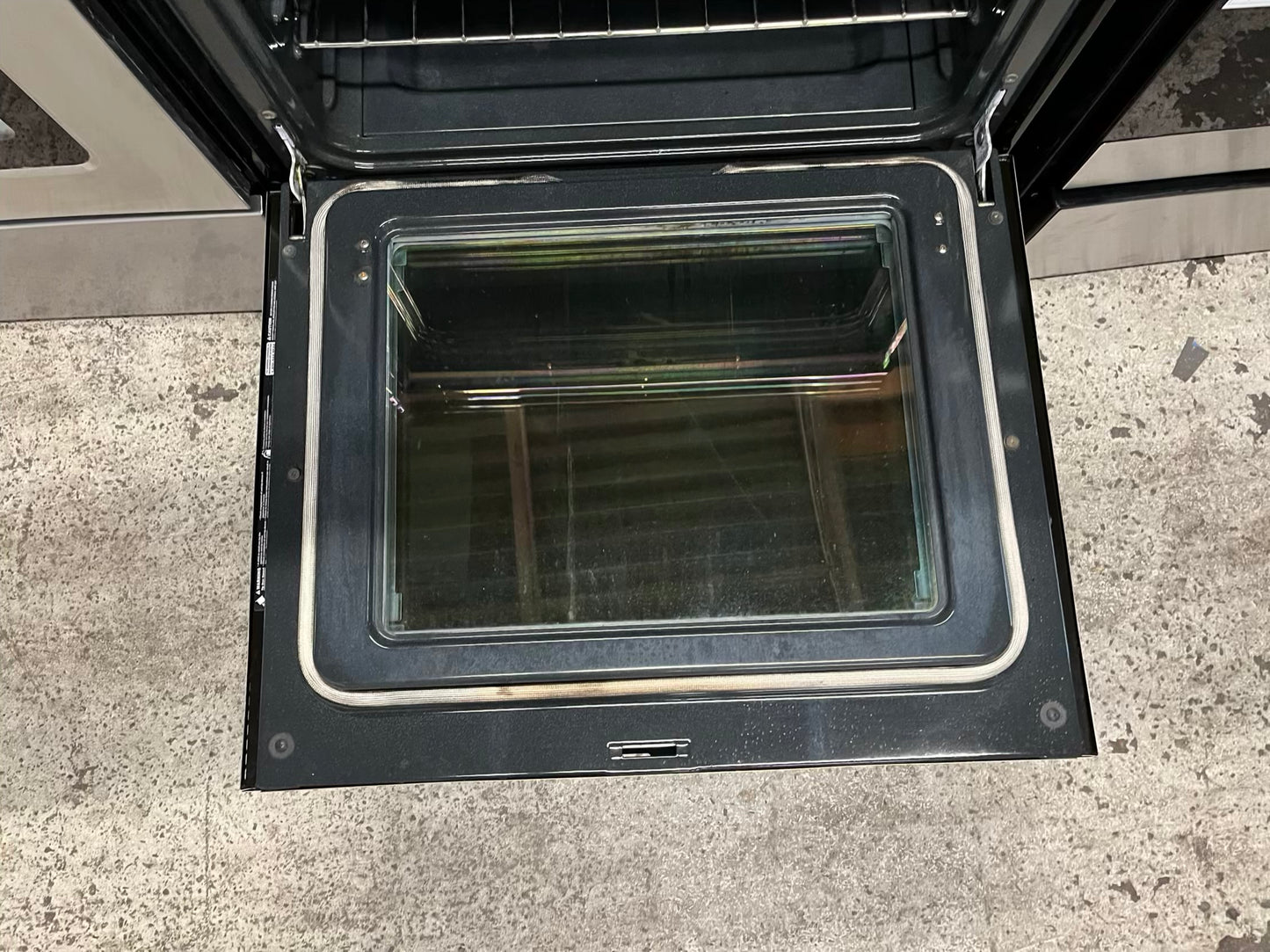 Frigidaire Gallery electric 220v range 5 burner warm zone convection bake broil self clean stainless steel 30" #ER518DB