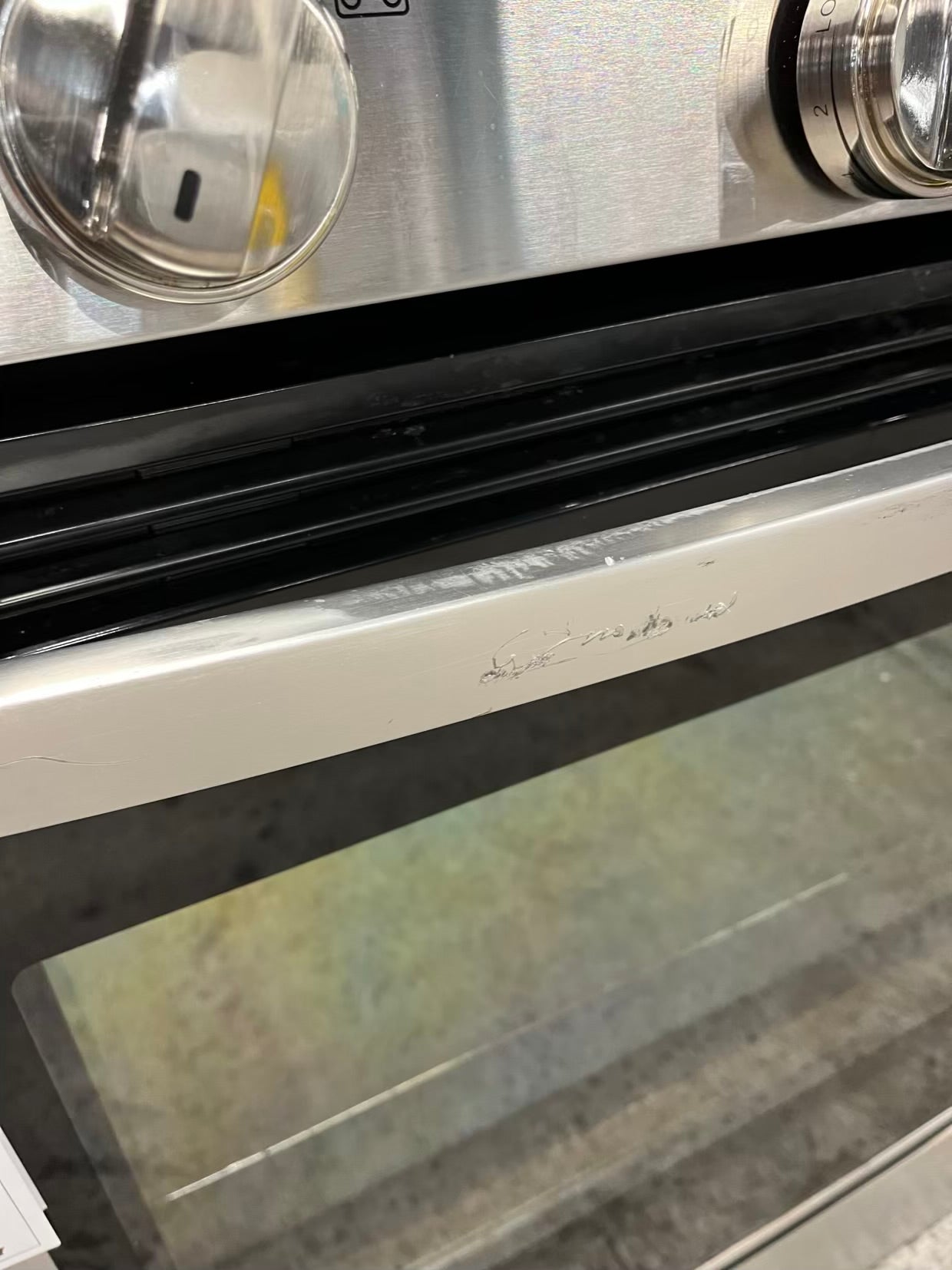 LG gas range 5 burner bake broil self clean stainless steel I 30" Refurbished #ER275RB