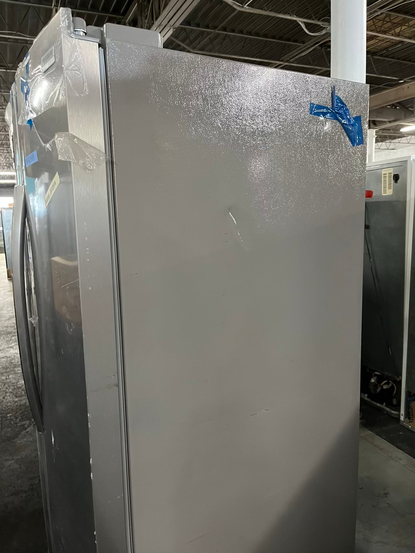 Open Box 📦 | scratch & dent Frigidaire side x side refrigerator w/ice water dispenser inside stainless steel 36" #RF505RB