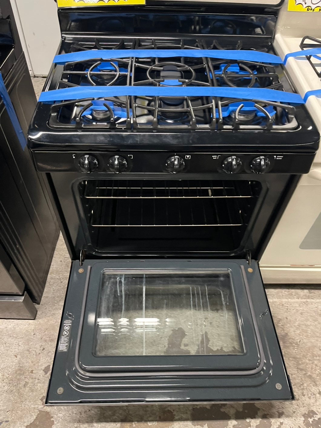 💥FLASH SALE ⚡️Frigidaire gas range 5 burner bake broil stainless steel Refurbished 30" Refurbished #GRS67B