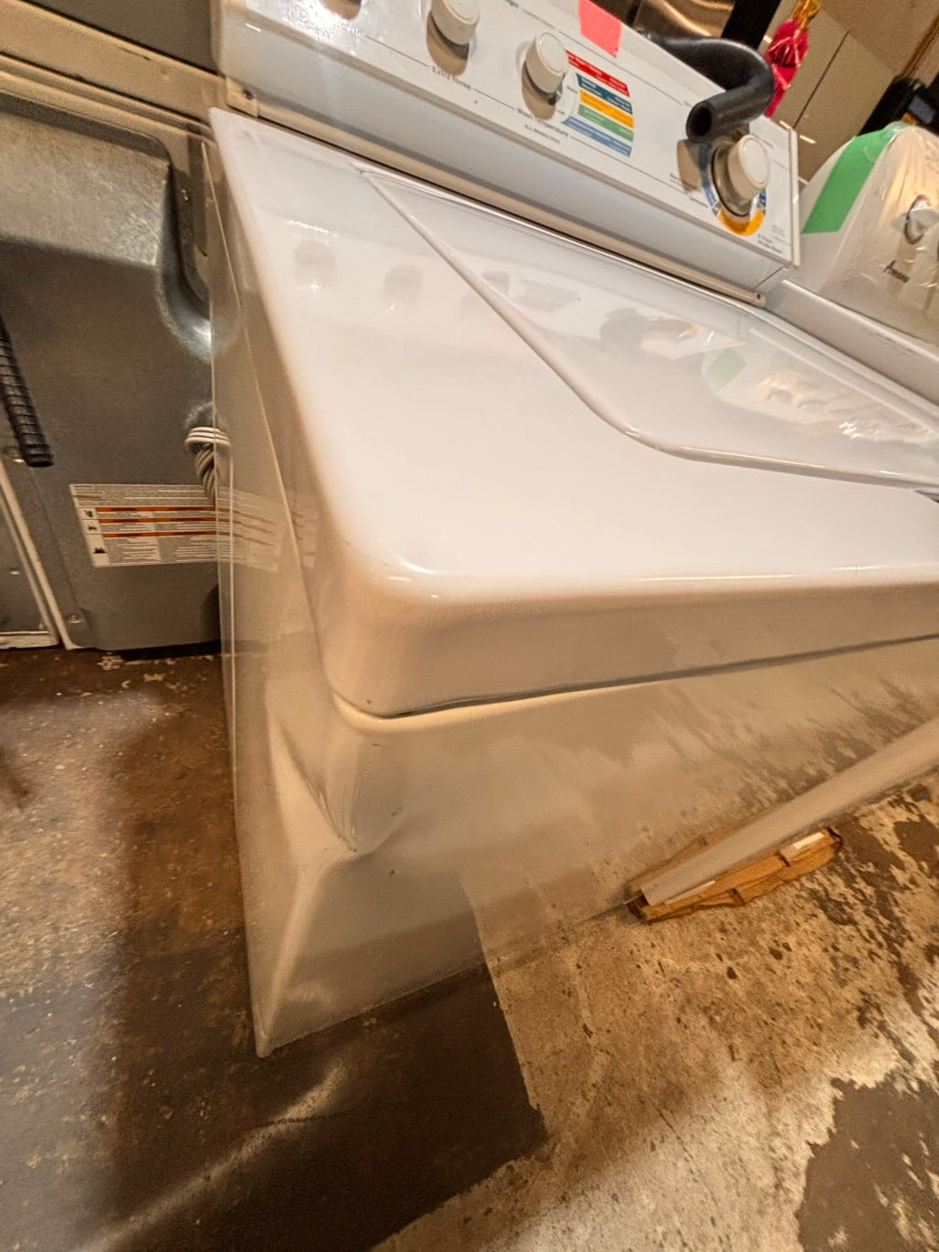 } sale🔥🔥whirlpool Top load washing machine w agitator 27" in good condition,working 💯 with warranty ! used-Refurbished #TW724TB