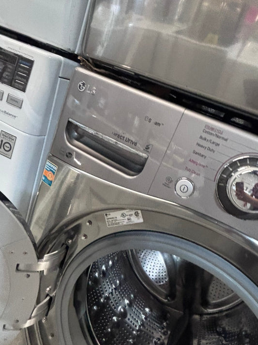 >*LG washer large capacity 4.5cu.ft front load stackable or side by side in gray #WEDS22BW