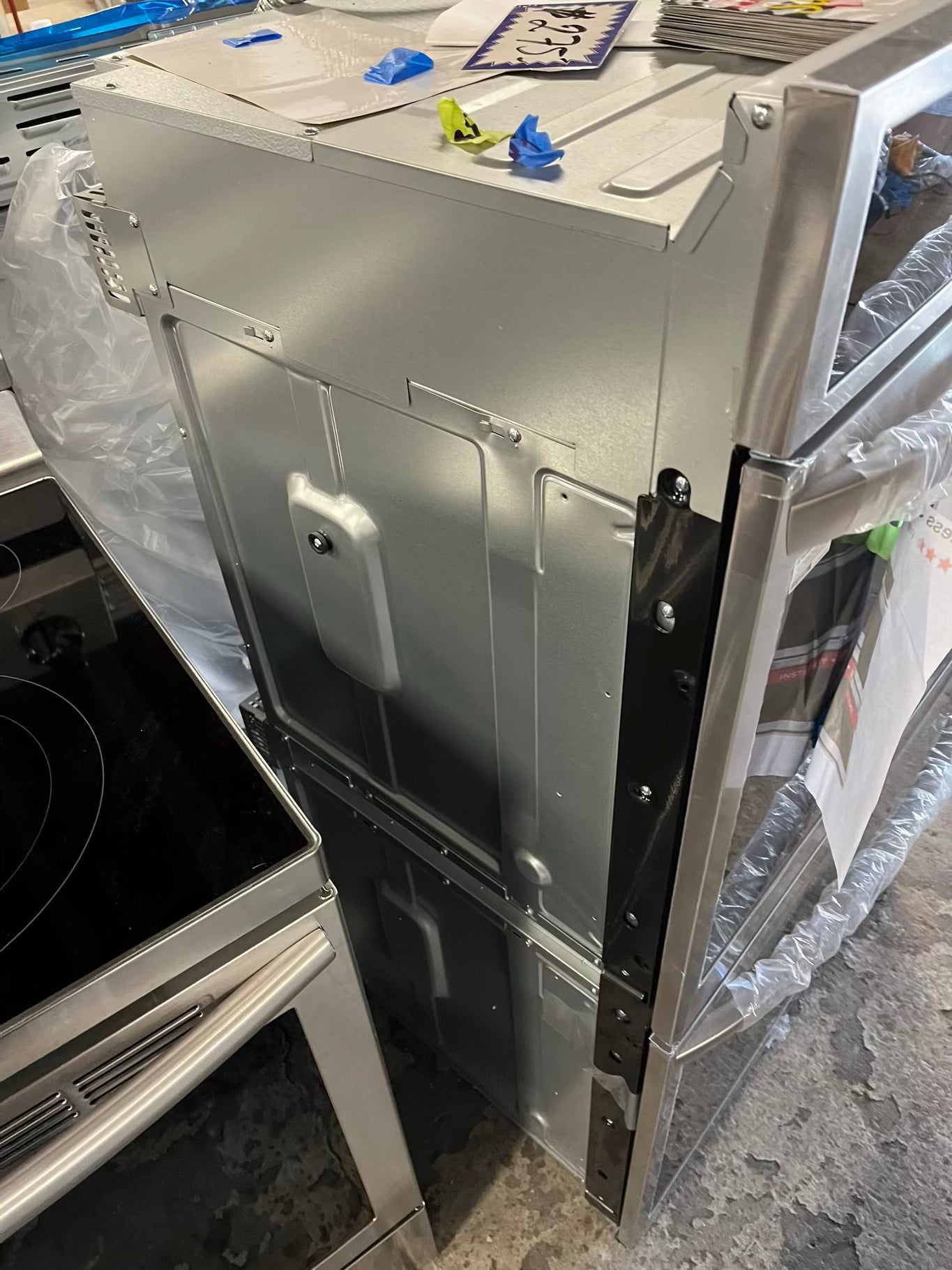 - Open Box 📦 | scratch & dent LG 9.4 cu. ft. Smart Double Wall Oven with InstaView®, True Convection, Air Fry, and Steam Sous Vide Go to  Model #WDEP9427F