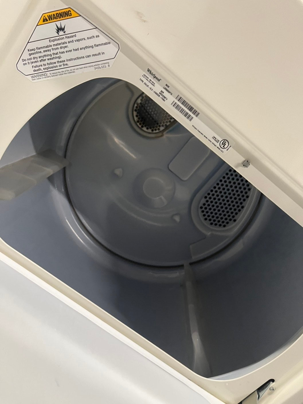 💥FLASH SALE⚡️Whirlpool Top load electric 220v dryer side x side #DEL23B