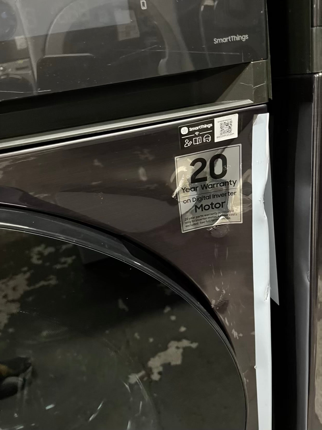 Open Box 📦 | Scratch & Dent Samsung bespoke WashTower electric 220v Single Unit Al Front Load Washer 4.6 cu ft & Dryer 7.6 cu ft 27" in #WD632SB