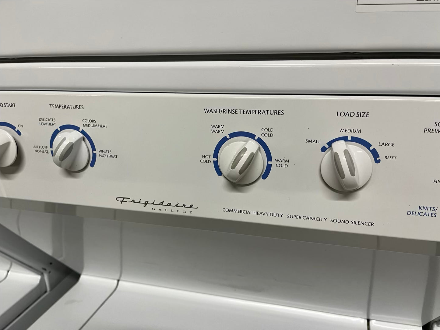 - Frigidaire laundry center GAS washer & dryer set 27" #LC596RBB