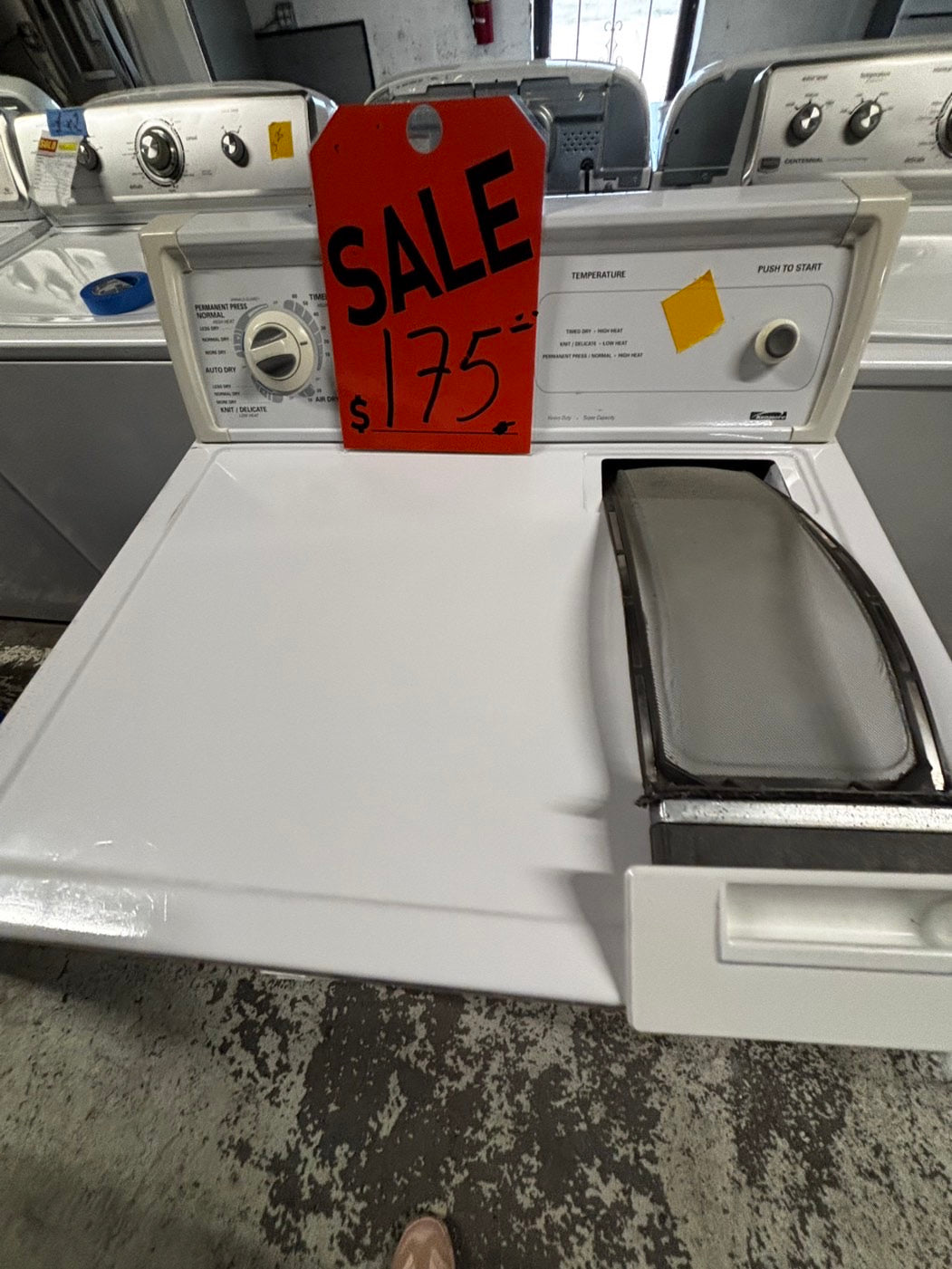 - 💥FLASH SALE⚡️Kenmore Top load electric 220v dryer side x side #DELK24B