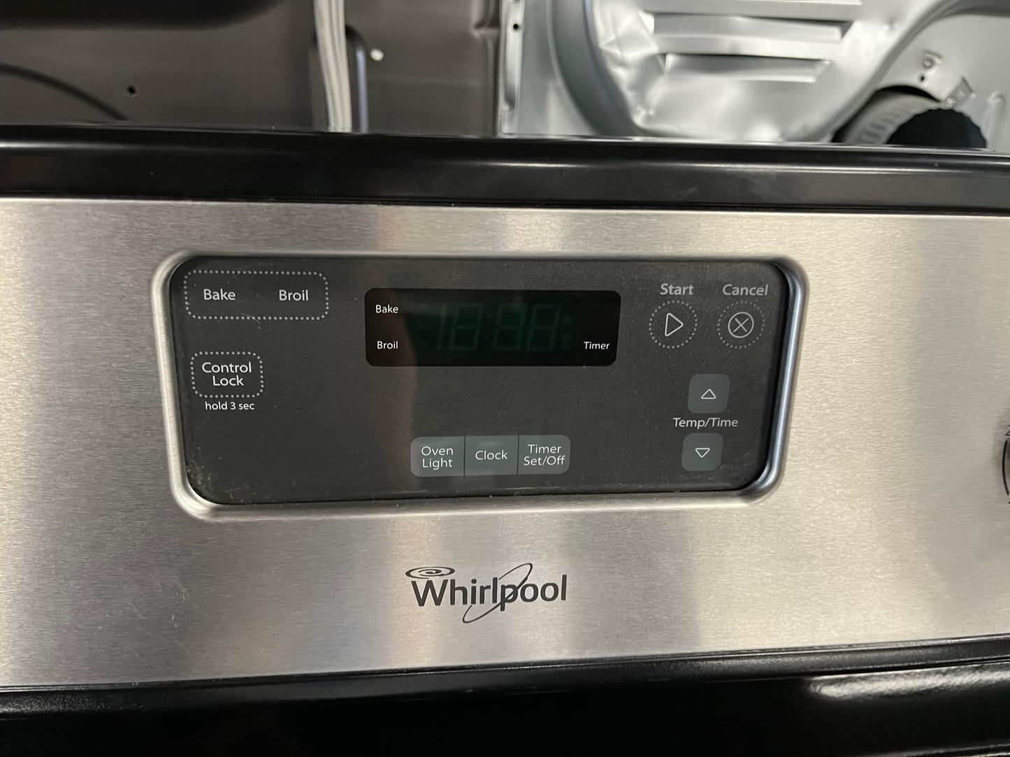 Whirlpool electric range stainless steel bake broil 30" #ER510HB-TR
