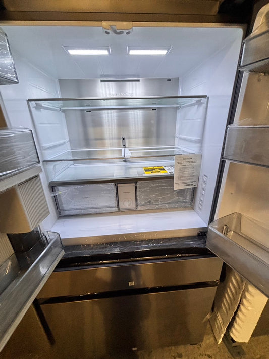 >special🎈New open box 📦 Samsung - Bespoke 23 cu. ft. Counter Depth 4-Door French Door Refrigerator with Beverage center #RRSYY41B