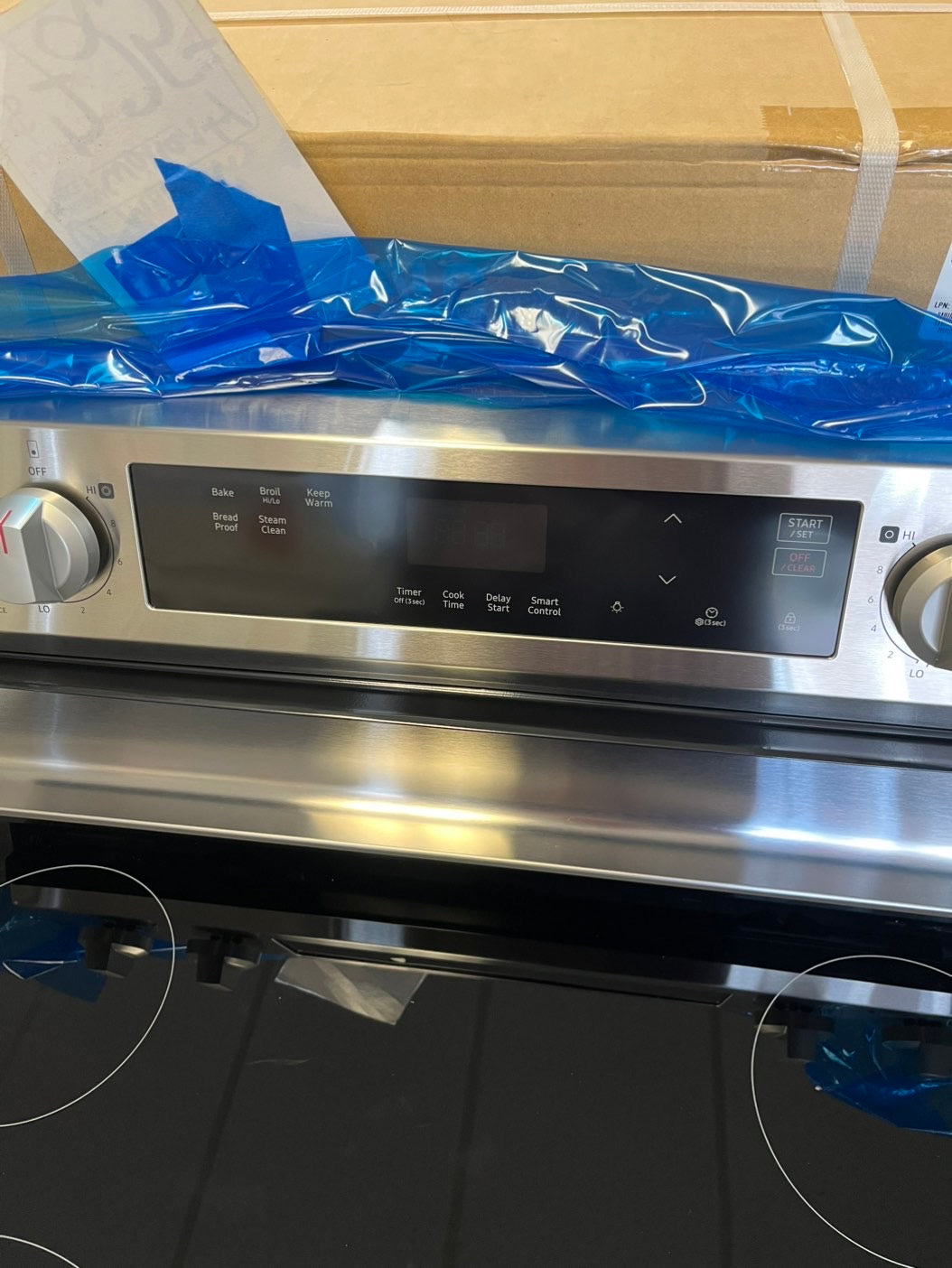 Open Box | Scratch & Dent Samsung Electric stove stainless steel, Bake broil,Bread proof,keep warm #Pw0240ML